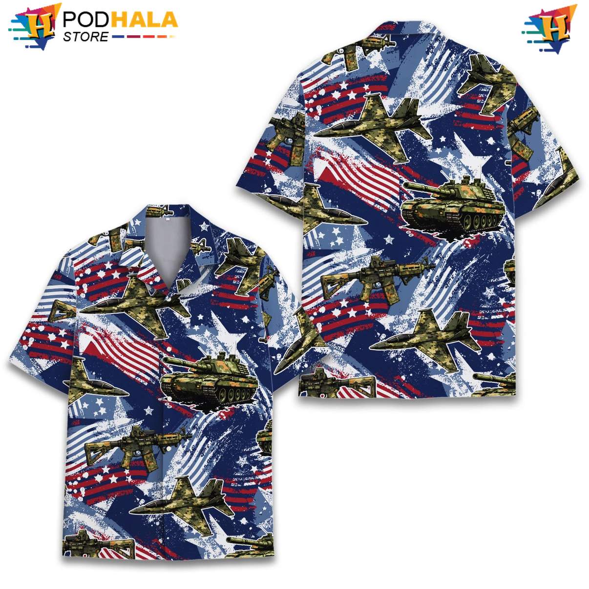 Navy USA Flag Aircraft Tropical Shirt Mens Patriotic Fourth Of July Gear Top Navy USA Flag Aircraft Tropical Shirt Mens Patriotic Fourth Of July Gear Top