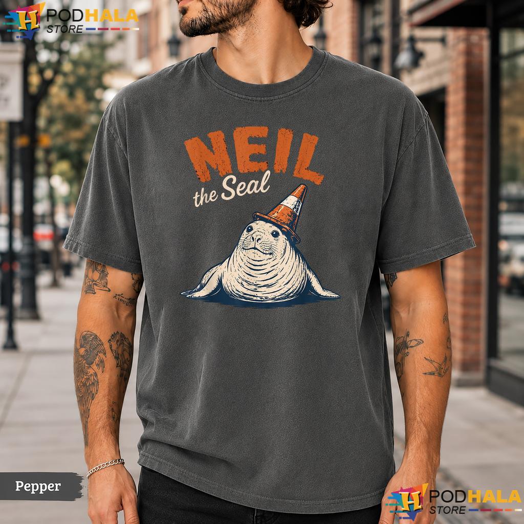 Neil Seal Tasmania Cone Comfort Colors T-Shirt Funny Traffic Cone Apparel