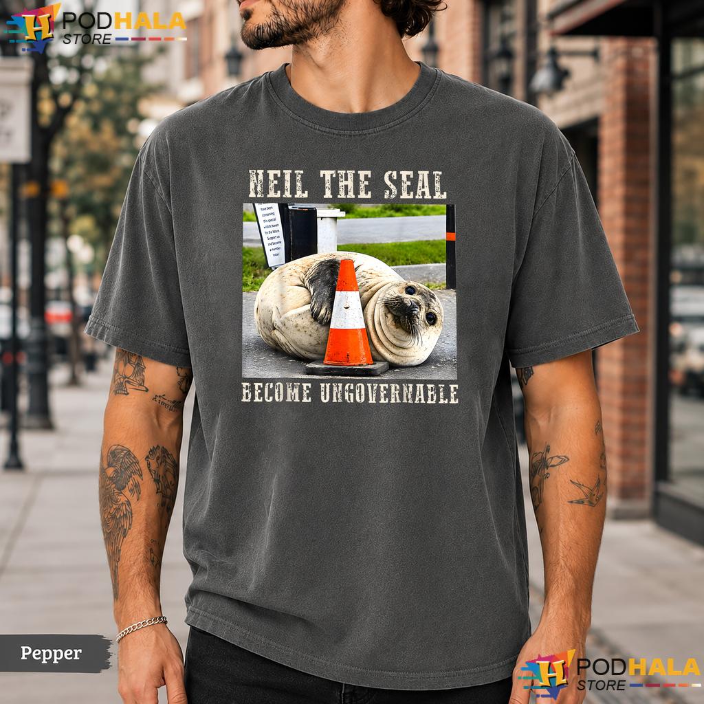 Neil Seal Ungovernable Comfort Colors T-Shirt Funny Elephant Seal Meme Top