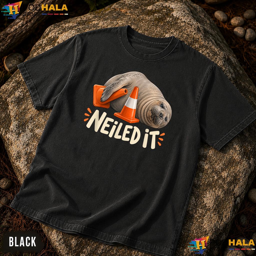 Neil The Seal Neiled It Comfort Colors T-Shirt Funny Elephant Seal Apparel