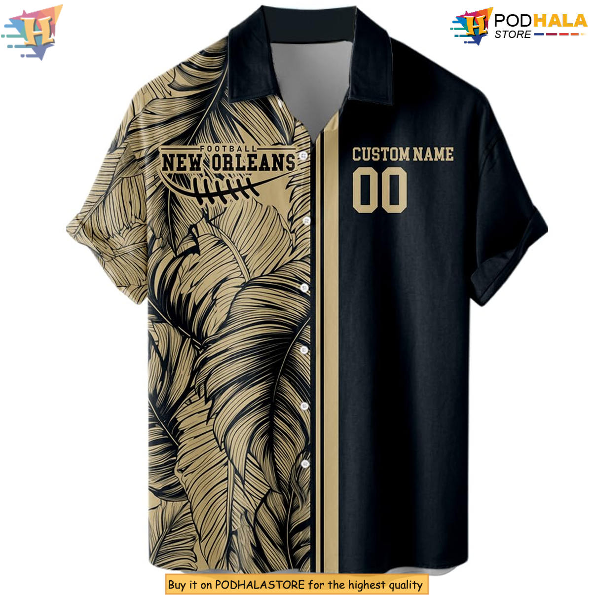 New Orleans Football Custom Hawaiian Shirt 2026 Personalized Tropical Apparel