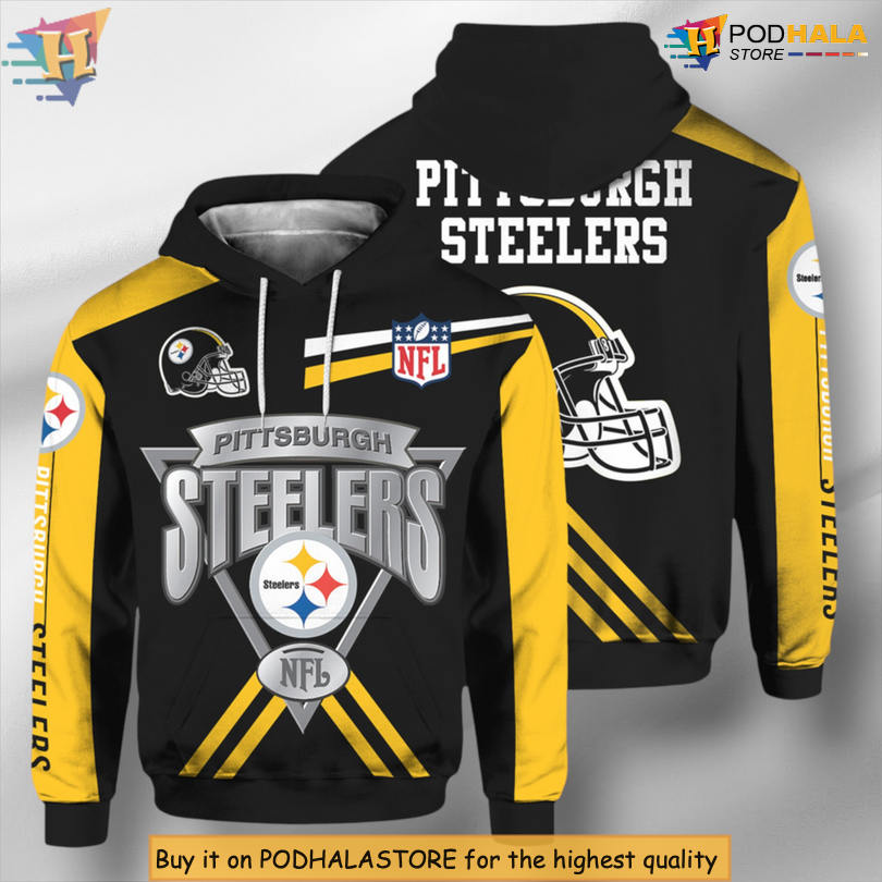 New Zip Design Womens Steelers Hoodie Long Sleeve Fan Apparel for Game Days