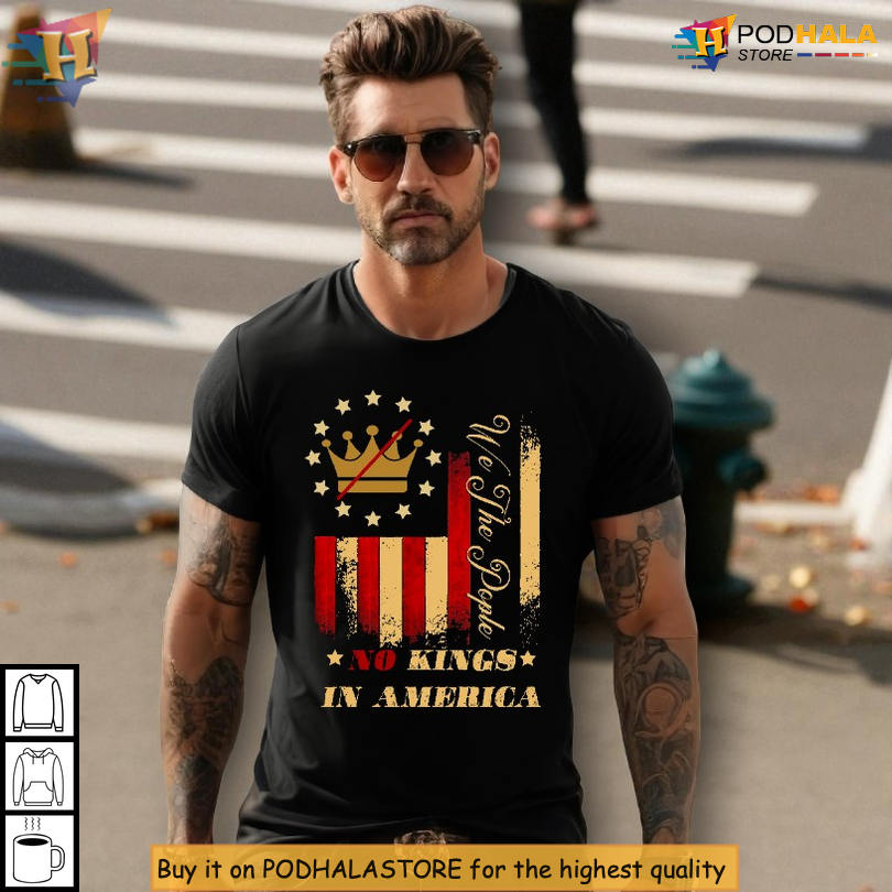 No Kings Political Shirt Freedom Over Tyranny Liberty Voice Tee, Protest Clothing
