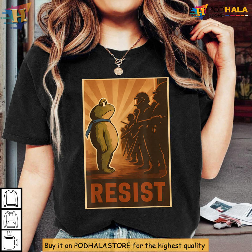 No Kings USA Shirt Portland Frog Resist Club Protest Tee, Progressive Activist Gear