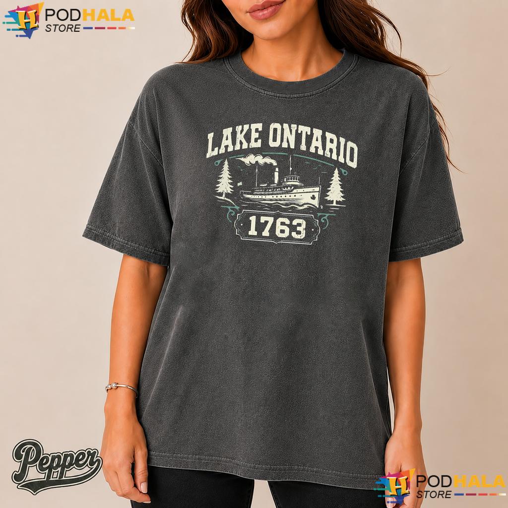 Nostalgic Boat Lake Ontario Comfort Colors Shirt 1763 Canadian Pride Nostalgic Boat Lake Ontario Comfort Colors Shirt 1763 Canadian Pride
