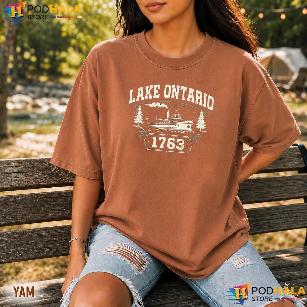Nostalgic Boat Lake Ontario Comfort Colors Tshirt 1763 Canadian Pride Nostalgic Boat Lake Ontario Comfort Colors Tshirt 1763 Canadian Pride