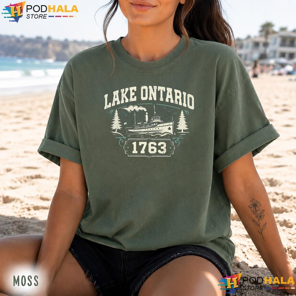 Nostalgic Boat Lake Ontario Comfort Colors Tee 1763 Canadian Pride Nostalgic Boat Lake Ontario Comfort Colors Tee 1763 Canadian Pride