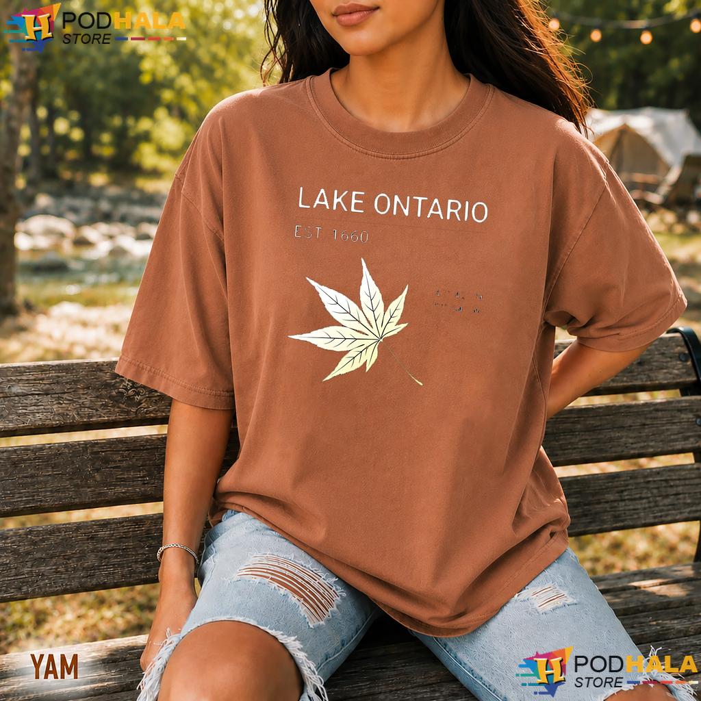Nostalgic Maple Lake Ontario Comfort Colors Tshirt Est 1660 Graphic Tee Nostalgic Maple Lake Ontario Comfort Colors Tshirt Est 1660 Graphic Tee