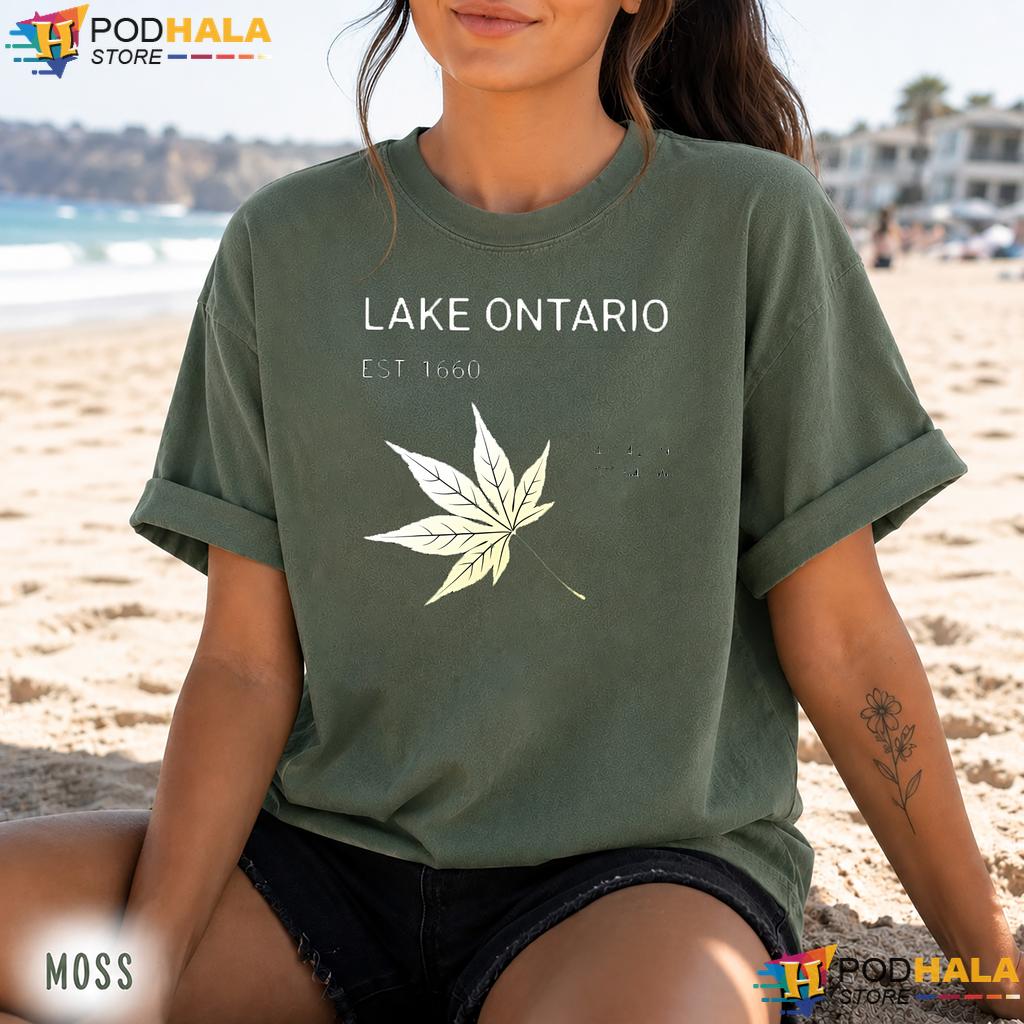Nostalgic Maple Lake Ontario Comfort Colors Tee Est 1660 Graphic Tee Nostalgic Maple Lake Ontario Comfort Colors Tee Est 1660 Graphic Tee