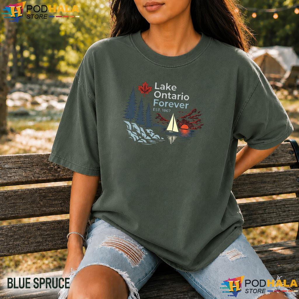 Nostalgic Phrases Lake Ontario Comfort Colors Shirt Classic Retro Tee Nostalgic Phrases Lake Ontario Comfort Colors Shirt Classic Retro Tee