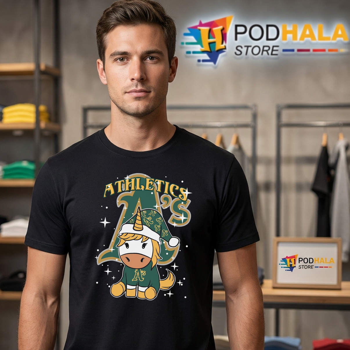 Oakland Athletics Unicorn Tshirt Cute Baseball Sports Fan Graphic For Womens Oakland Athletics Unicorn Tshirt Cute Baseball Sports Fan Graphic For Womens