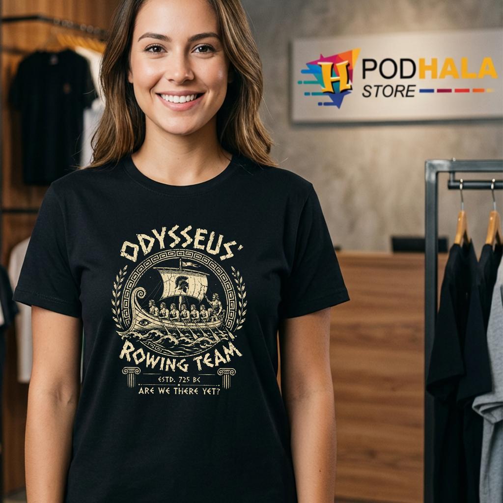 Odyssey Odysseus Costume Shirt Rowing Team Funny Greek Mythology Graphic Tee Odyssey Odysseus Costume Shirt Rowing Team Funny Greek Mythology Graphic Tee