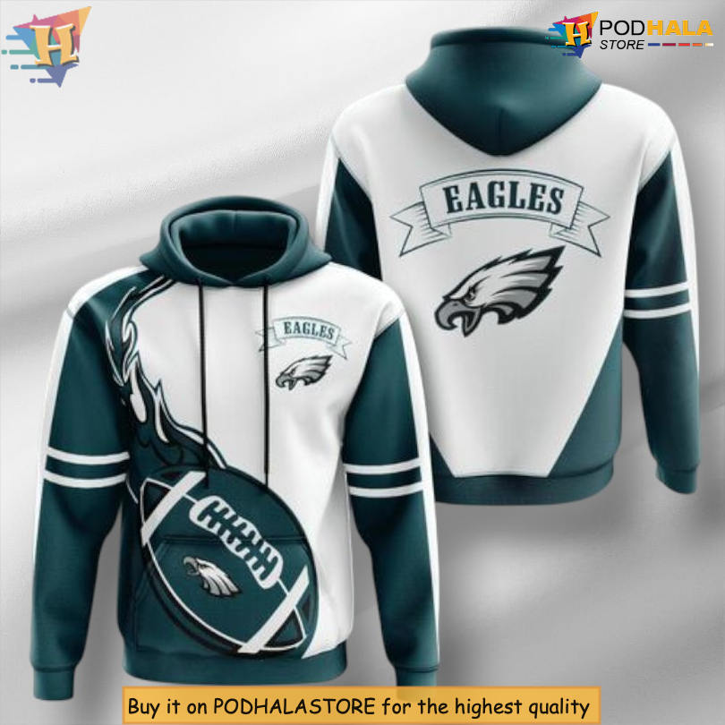 Official Team Edition Philadelphia Eagles Hoodie 3D NFL Fan Apparel