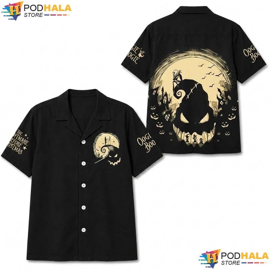 Oogie Beach Halloween Hawaiian Shirt Pumpkin Spooky Season Outfit