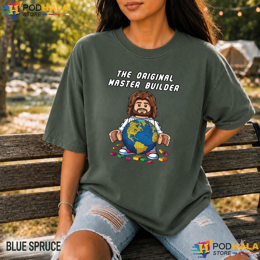 Original Master Builder Comfort Colors Tshirt Funny Jesus Faith Top Original Master Builder Comfort Colors Tshirt Funny Jesus Faith Top