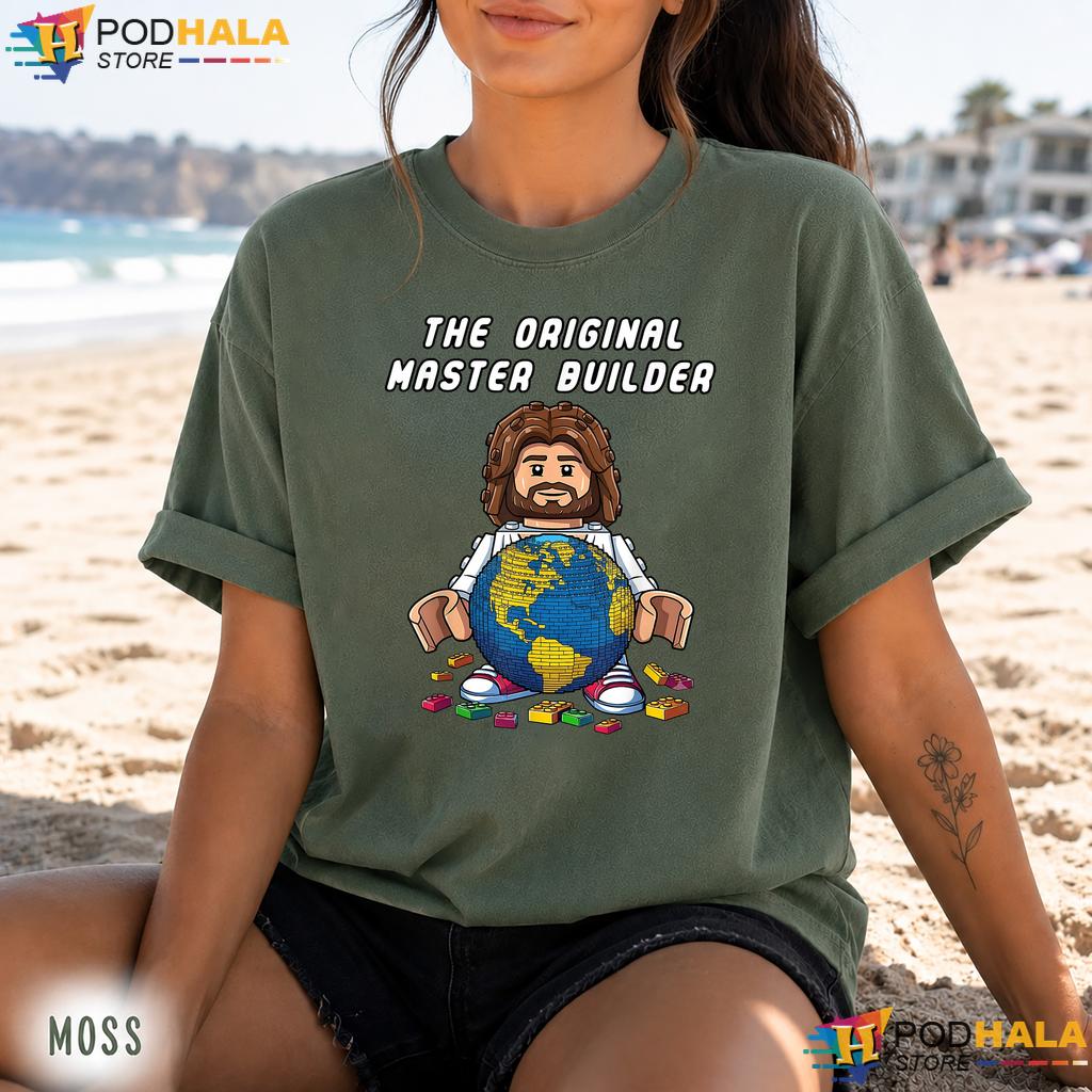 Original Master Builder Comfort Colors Tee Funny Jesus Faith Top Original Master Builder Comfort Colors Tee Funny Jesus Faith Top