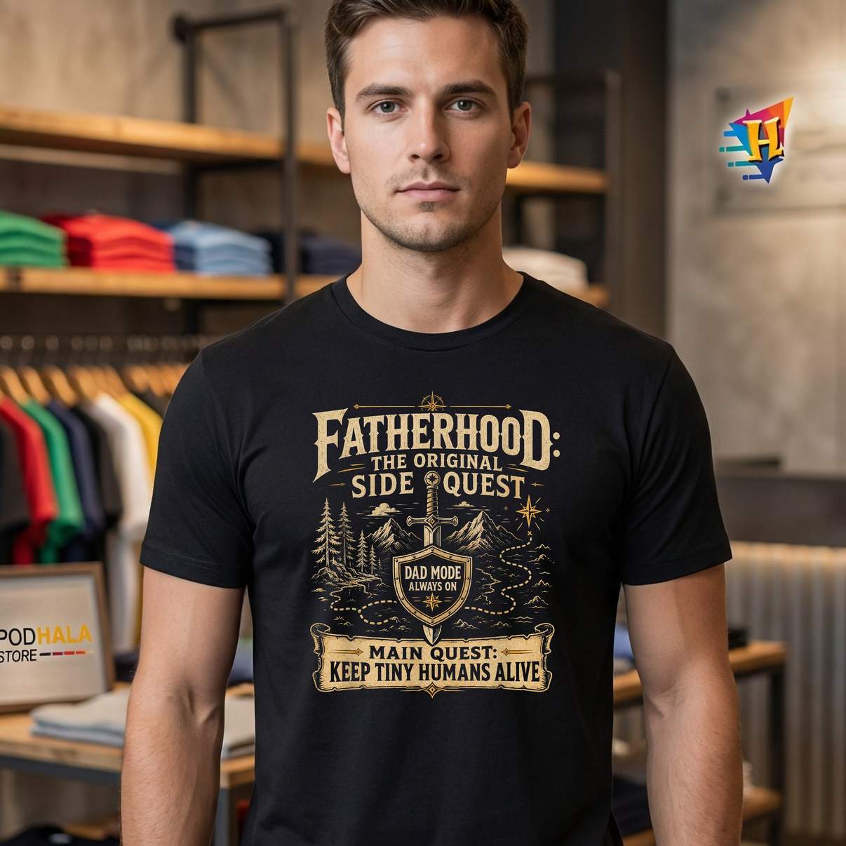 Original Side Quest Tshirt Father Fatherhood Dad Mode Funny Gaming Apparel Original Side Quest Tshirt Father Fatherhood Dad Mode Funny Gaming Apparel