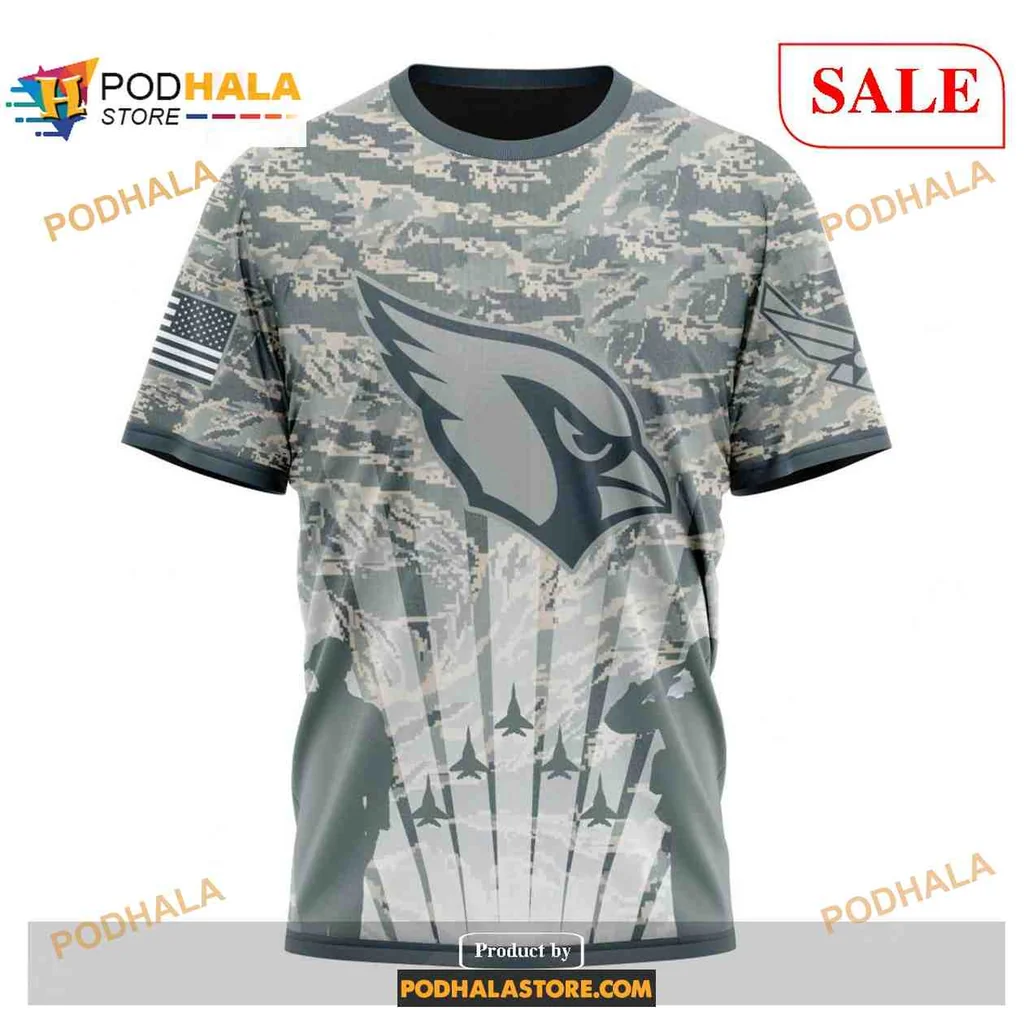 Patriotic Arizona Cardinals Military AOP Hoodie, Camouflage Design With American Flag Patriotic Arizona Cardinals Military AOP Hoodie, Camouflage Design With American Flag