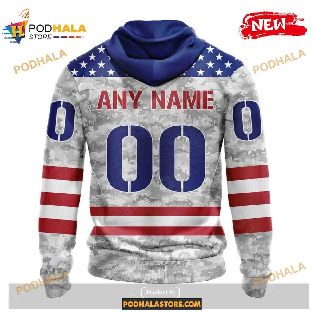 Patriotic Buffalo Sabres All Over Print Hoodie Featuring Camouflage And Military Insignias Patriotic Buffalo Sabres All Over Print Hoodie Featuring Camouflage And Military Insignias