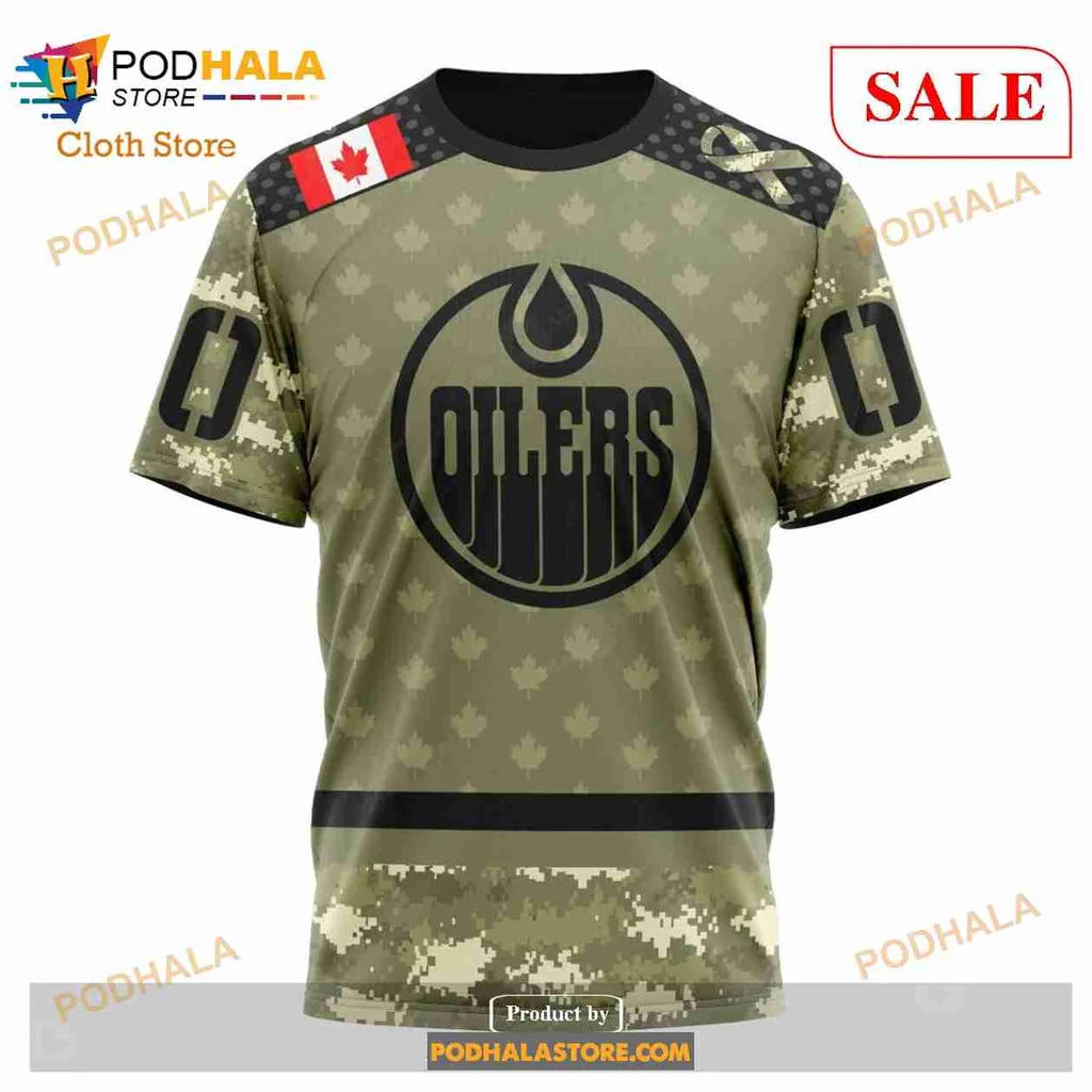 Patriotic Edmonton Oilers Camo Hoodie, Military Appreciation Sweatshirt - Product View 6 Patriotic Edmonton Oilers Camo Hoodie, Military Appreciation Sweatshirt - Product View 6