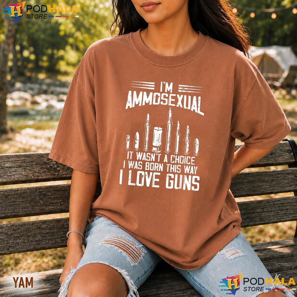 Patriotic Gun Lover Comfort Colors Tshirt Ammosexual USA Flag Graphic Top Patriotic Gun Lover Comfort Colors Tshirt Ammosexual USA Flag Graphic Top