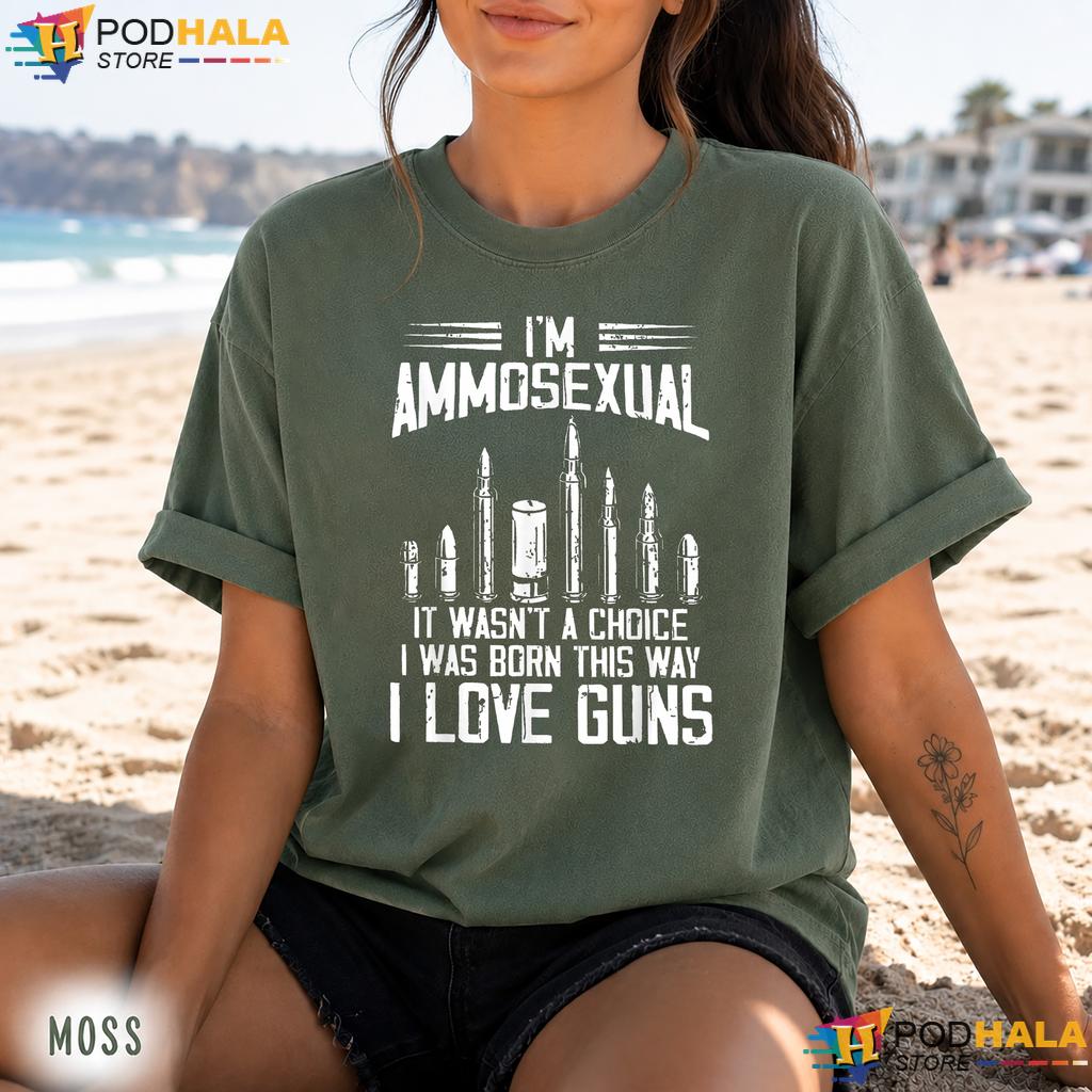 Patriotic Gun Lover Comfort Colors Tee Ammosexual USA Flag Graphic Top Patriotic Gun Lover Comfort Colors Tee Ammosexual USA Flag Graphic Top