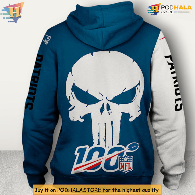 Patriotic Skull Artwork New England Patriots Hoodie Men Fan Printed Gift Design Patriotic Skull Artwork New England Patriots Hoodie Men Fan Printed Gift Design