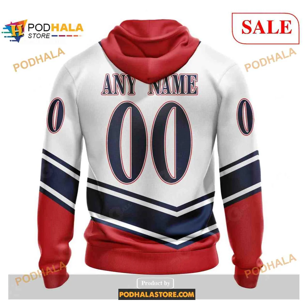 Patriotic Washington Capitals Eagle Hoodie, Retro Design With Stars And Stripes - View 1 Patriotic Washington Capitals Eagle Hoodie, Retro Design With Stars And Stripes - View 1