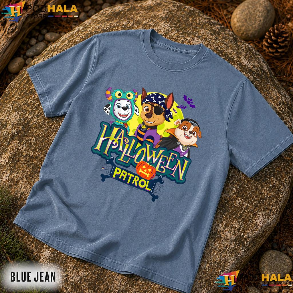 Paw Patrol Moon Halloween Comfort Colors Shirt Funny Spooky Apparel Paw Patrol Moon Halloween Comfort Colors Shirt Funny Spooky Apparel
