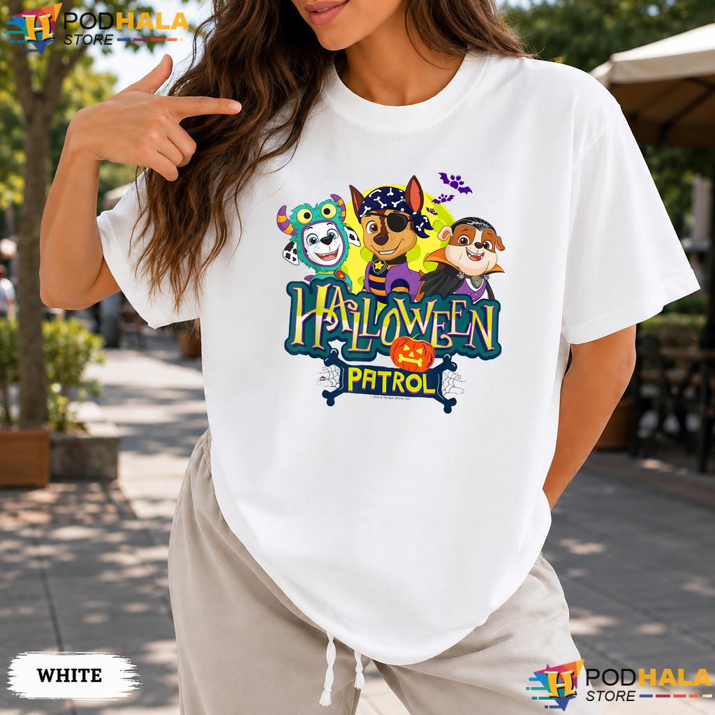 Paw Patrol Moon Halloween Comfort Colors Tshirt Funny Spooky Apparel Paw Patrol Moon Halloween Comfort Colors Tshirt Funny Spooky Apparel