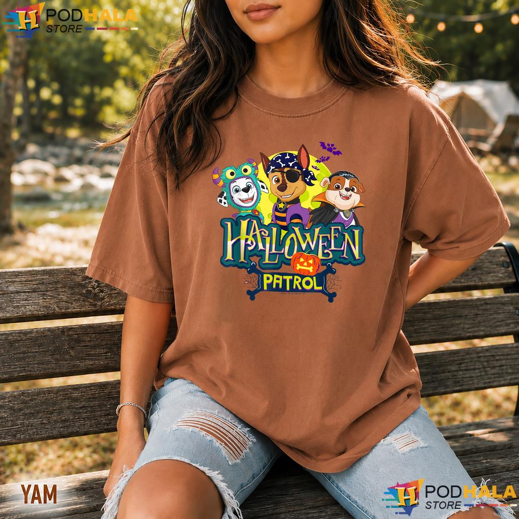 Paw Patrol Moon Halloween Comfort Colors Tee Funny Spooky Apparel Paw Patrol Moon Halloween Comfort Colors Tee Funny Spooky Apparel