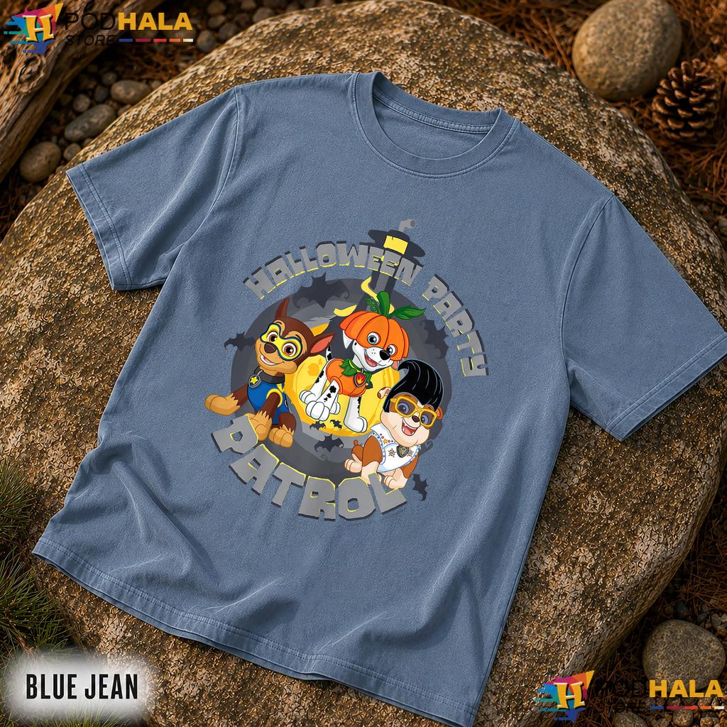 Paw Patrol Party Pups Comfort Colors T-Shirt Official Halloween Outfit