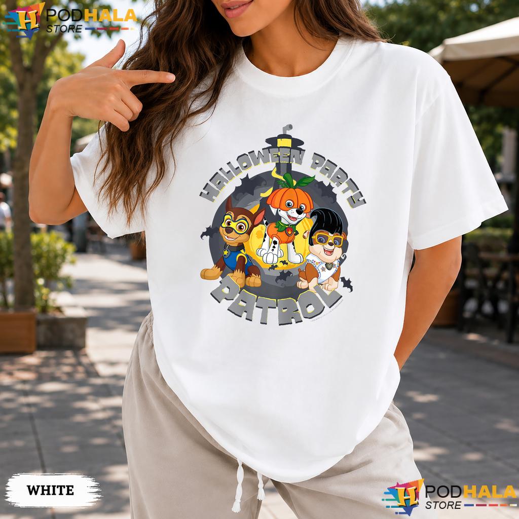 Paw Patrol Party Pups Comfort Colors Tshirt Official Halloween Outfit Paw Patrol Party Pups Comfort Colors Tshirt Official Halloween Outfit