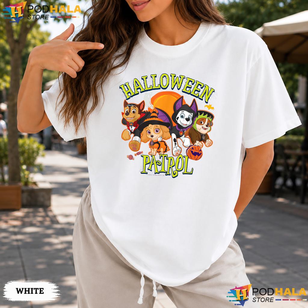 Paw Patrol Spooky Halloween Comfort Colors Tshirt Funny Dog Costume Paw Patrol Spooky Halloween Comfort Colors Tshirt Funny Dog Costume