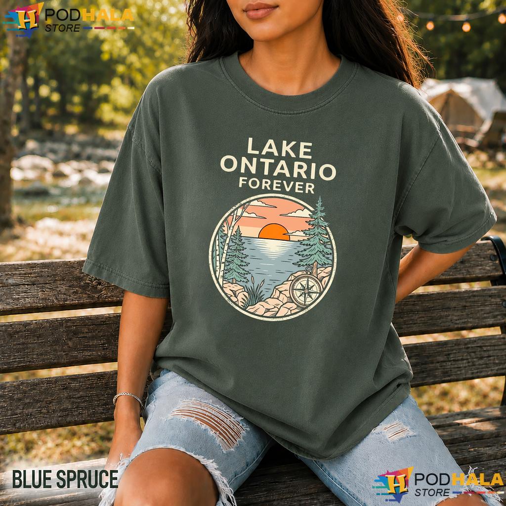 Peaceful Sunset Lake Ontario Comfort Colors Shirt Retro Great Lakes Peaceful Sunset Lake Ontario Comfort Colors Shirt Retro Great Lakes
