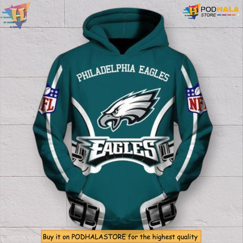 Personalized NFL Philadelphia Eagles Mens Hoodie 3D For Dedicated Fans Personalized NFL Philadelphia Eagles Mens Hoodie 3D For Dedicated Fans