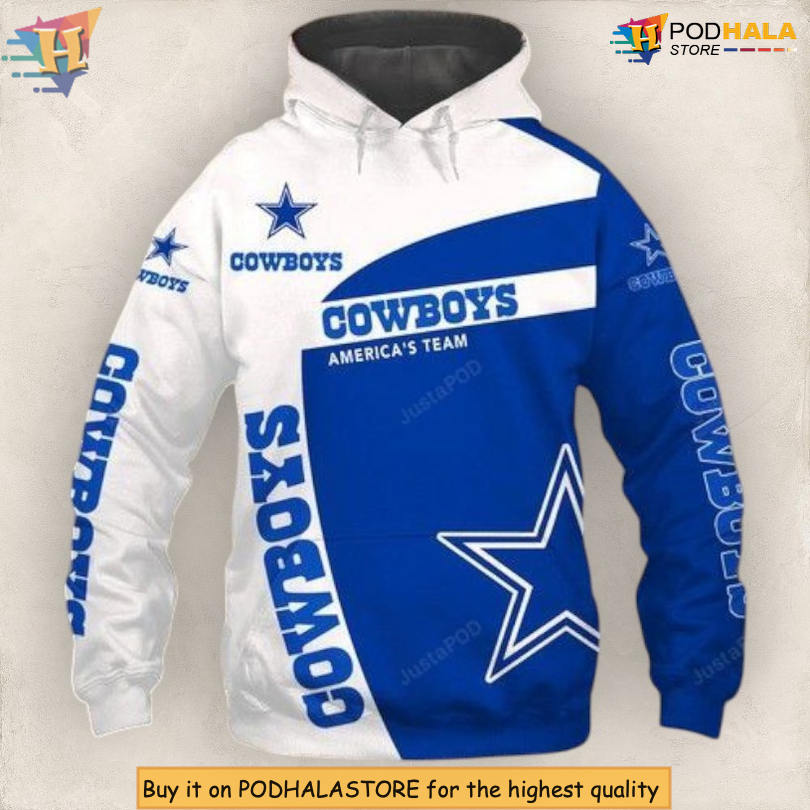 Personalized Team Spirit Personalized Dallas Cowboys Hoodie 3D Gift Idea