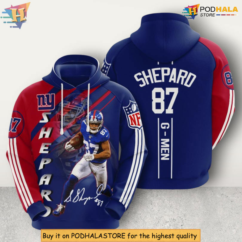 Phepard 87 Player Design New York Giants Personalized 3D Hoodie Team Tribute