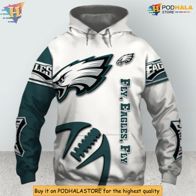Philadelphia Eagles Hoodie 3D Sport Fanwear Limited Edition