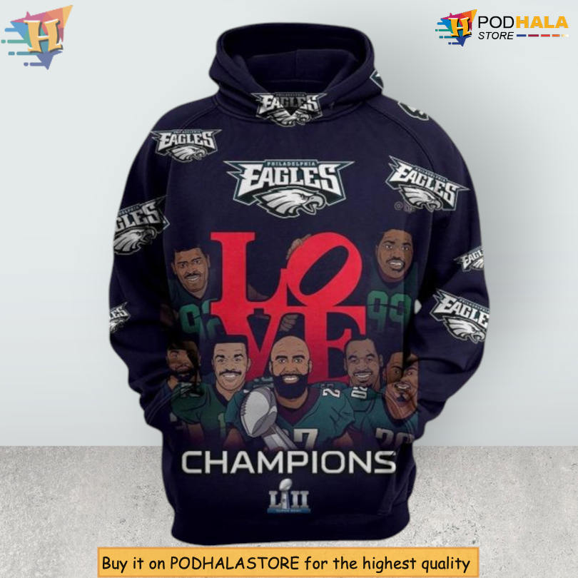 Philadelphia Eagles Pullover Hoodie Sport Awesome 3D Edition
