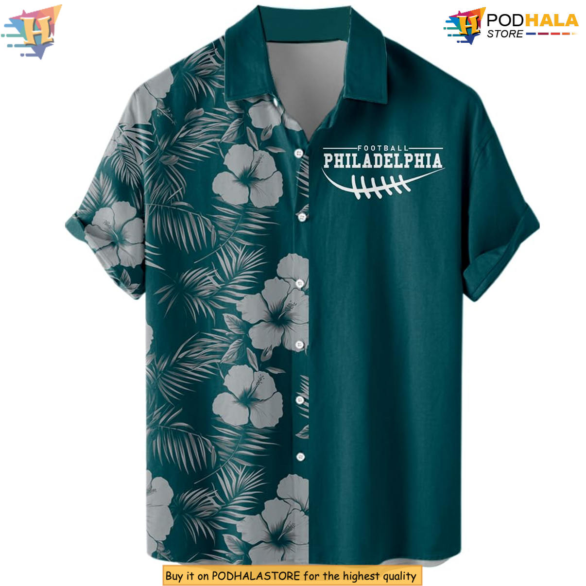 Philadelphia Floral Football Hawaiian Shirt 2026 Custom Name Number Fan Gear