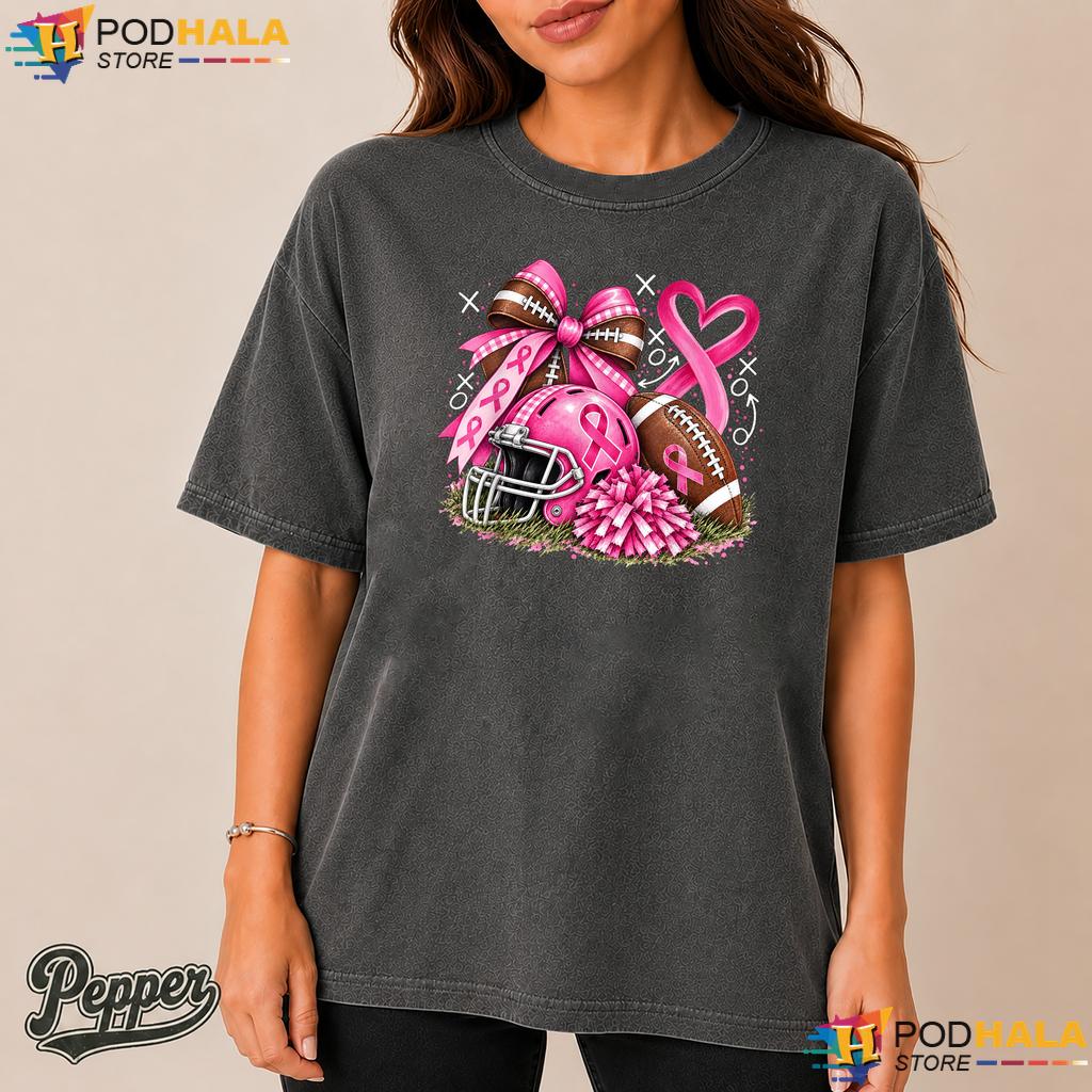 Pink Football Mens Womens Comfort Colors T-Shirt Breast Cancer Kid Pink Football Mens Womens Comfort Colors T-Shirt Breast Cancer Kid