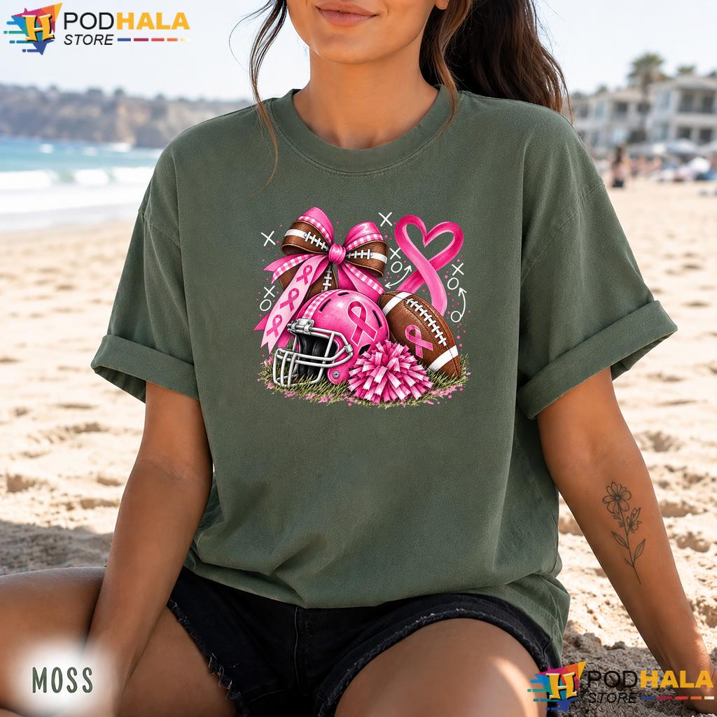 Pink Football Mens Womens Comfort Colors Tee Breast Cancer Kid Pink Football Mens Womens Comfort Colors Tee Breast Cancer Kid