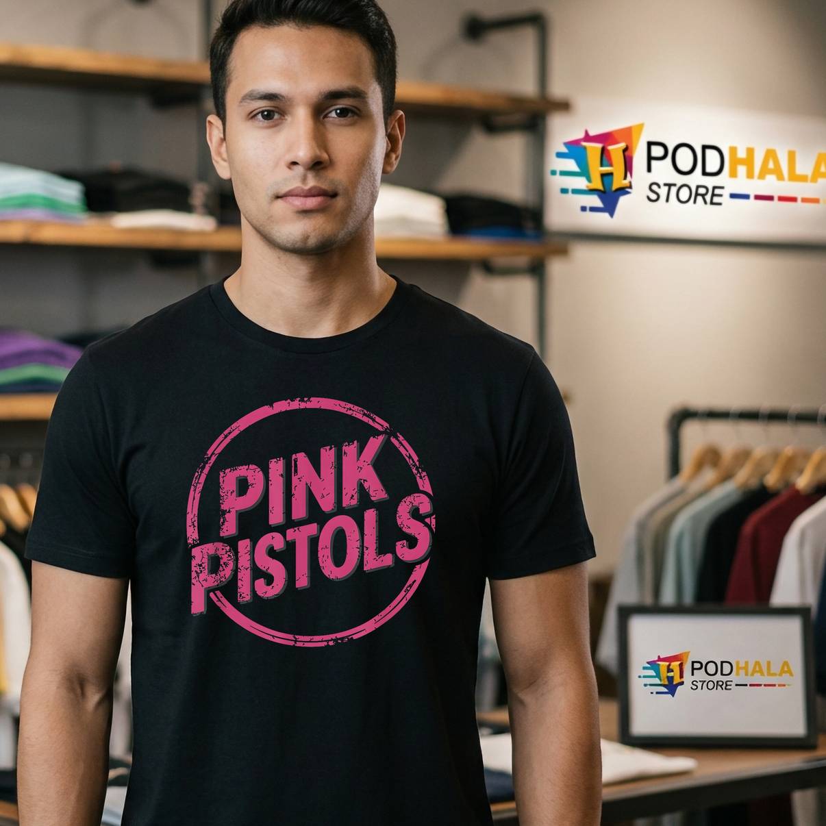 Pink Pistols LGBTQ Self Defense Shirt Vintage 2A Second Amendment Mens