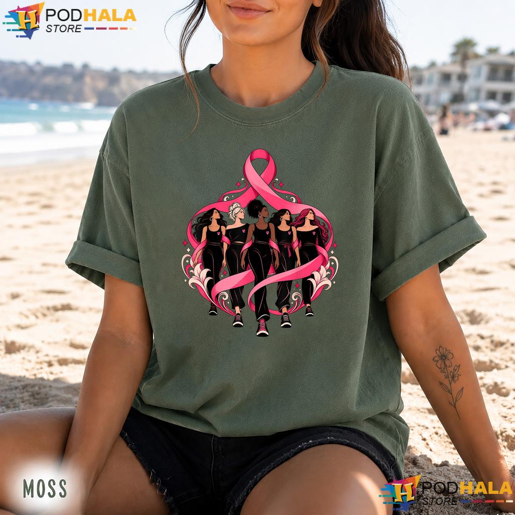 Pink Ribbon Support Squad Comfort Colors Tee Breast Cancer Women Pink Ribbon Support Squad Comfort Colors Tee Breast Cancer Women