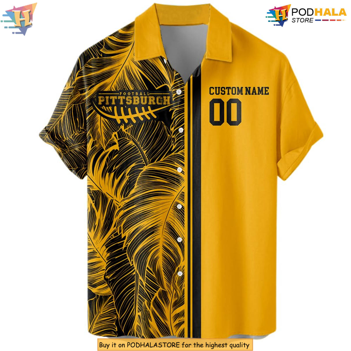 Pittsburgh Football Custom Hawaiian Shirt 2026 Personalized Tropical Apparel