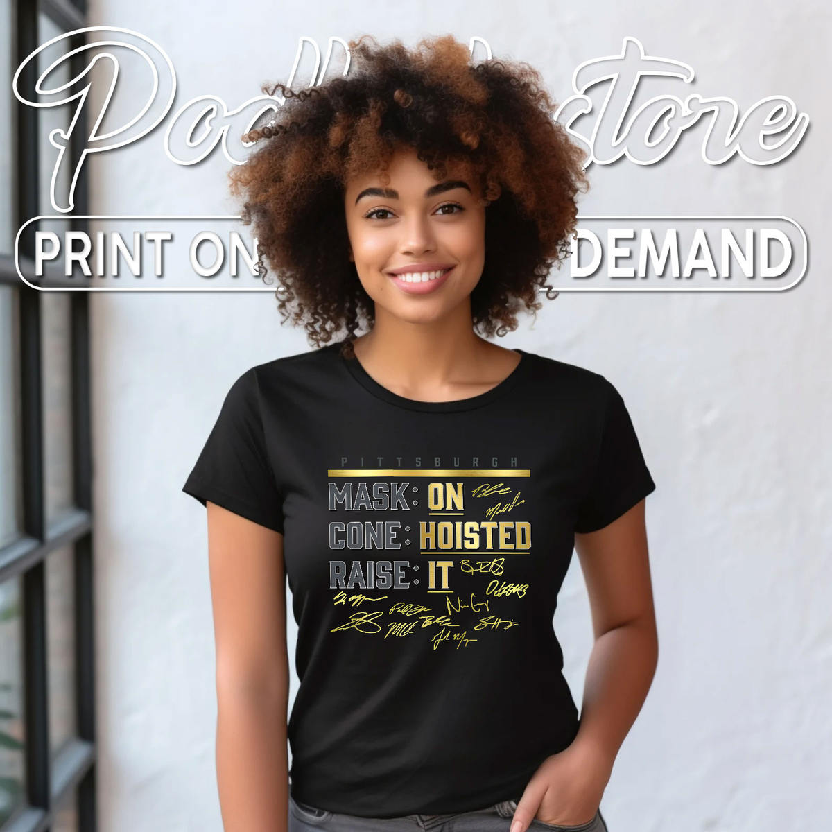 Pittsburgh Pirates Raise It Mask On Cone Hoisted MLB Baseball Fan T-Shirt Sports