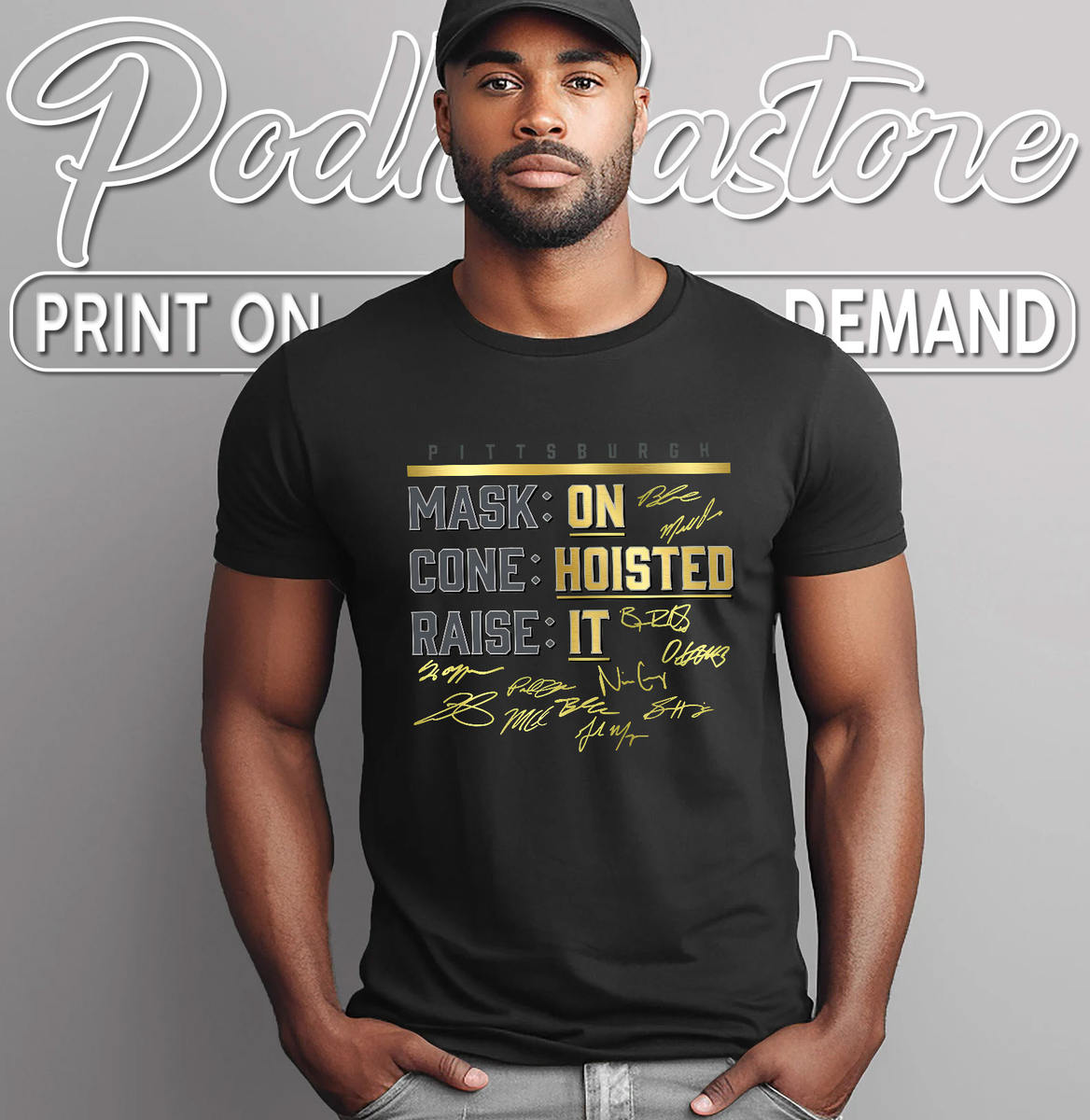 Pittsburgh Pirates Raise It Mask On Cone Hoisted MLB Baseball Fan Tee Sports Pittsburgh Pirates Raise It Mask On Cone Hoisted MLB Baseball Fan Tee Sports