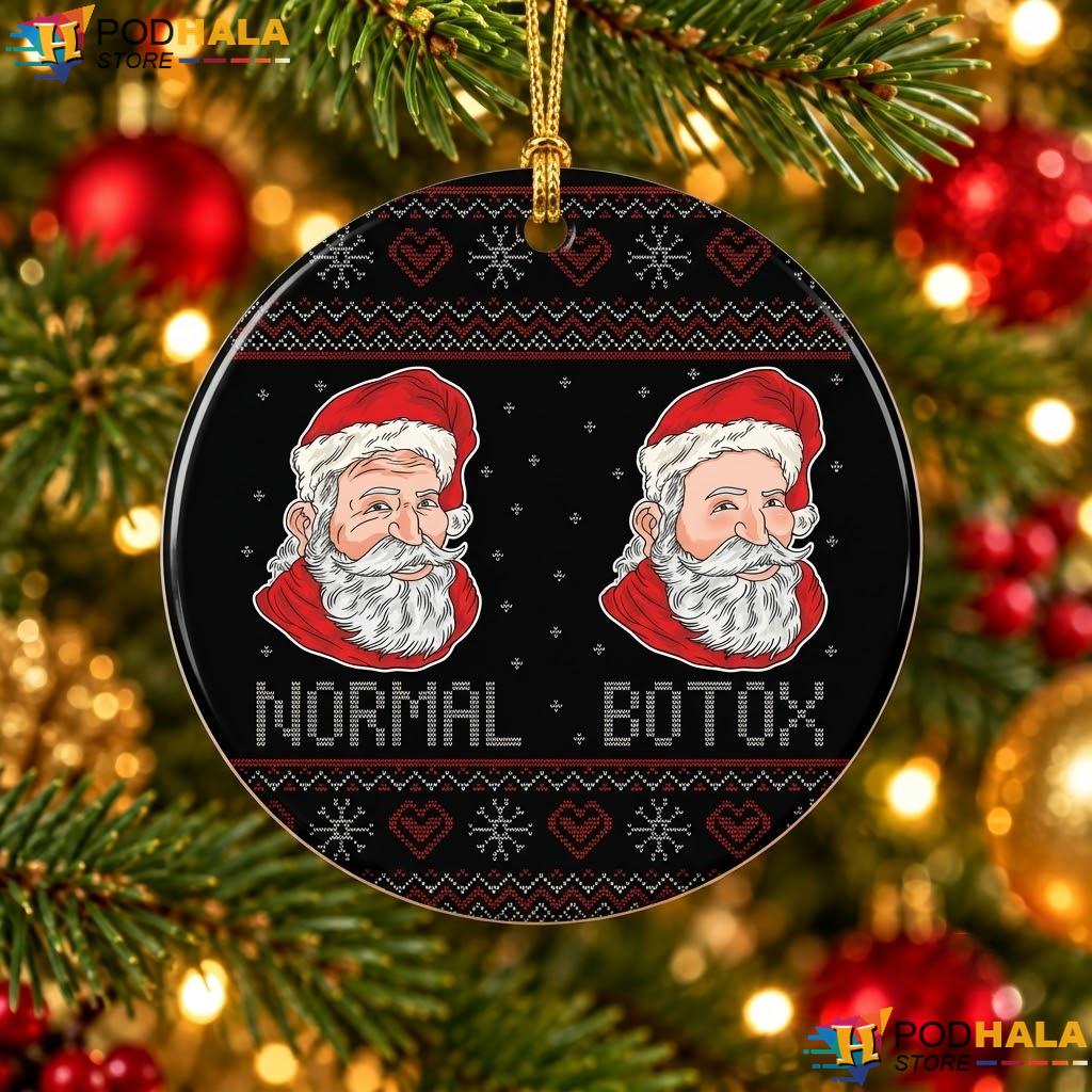 Plastic Surgeon Botox Christmas Ornament Humor Santa Holiday Decor Gift