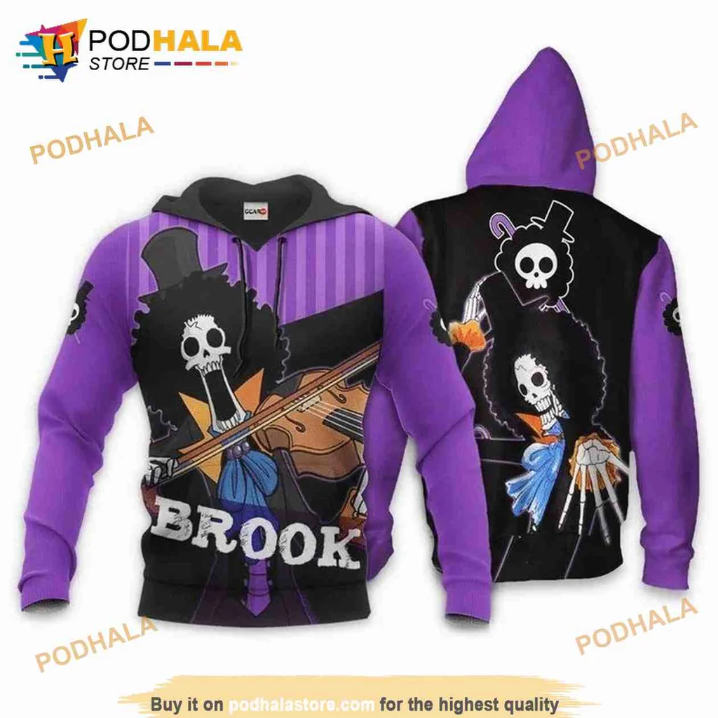 Playful Brook One Piece 3d Hoodie Featuring Vibrant Anime Design